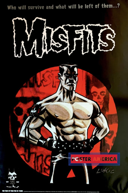 Misfits Who Will Survive The Face Of Fears For 25 Years Promo Poster 24 X 36