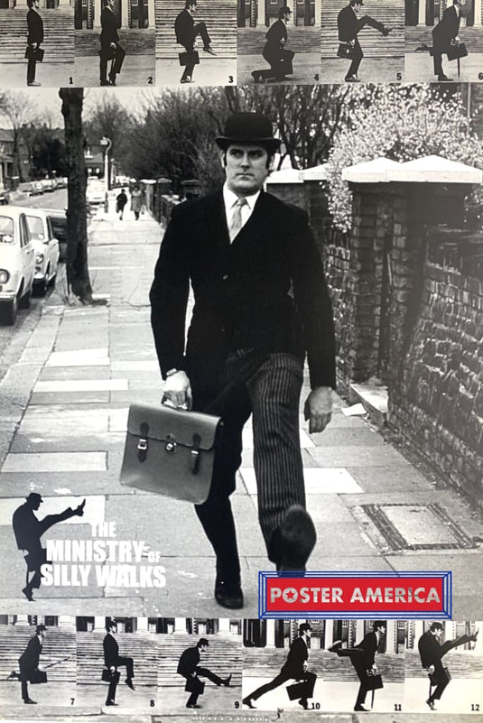 Monty Python The Ministry Of Silly Walks 24 X 36 Vintage Poster