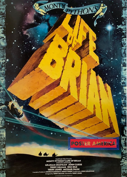 Monty Pythons Life Of Brian Rare 2002 Uk Import Poster 24 X 33.75 Vintage Poster