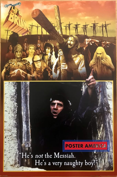 Monty Pythons The Life Of Brian Art Vintage 2009 Uk Import Poster 24 X 36