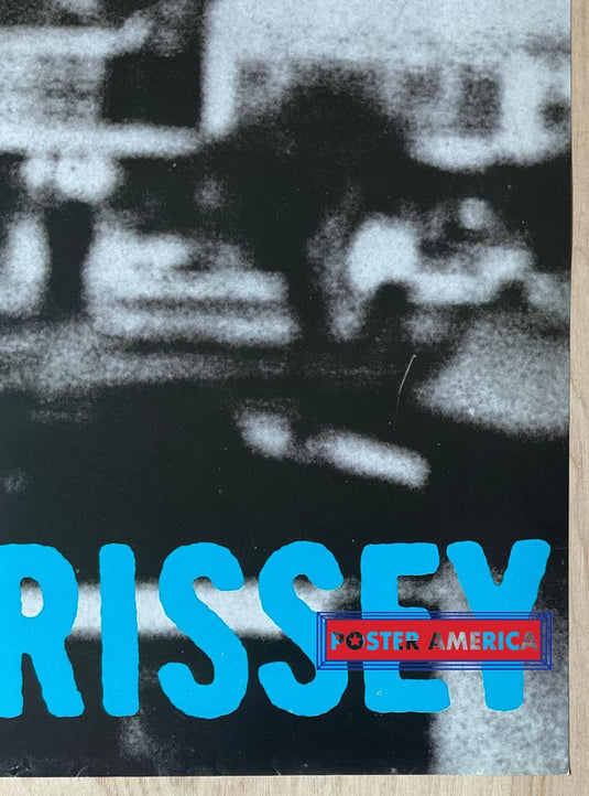 Morrissey Horizontal Black & White Portrait Shot W/ Blue Title Poster 24 X 35