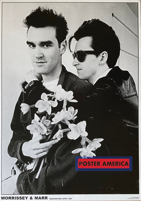 Morrissey & Marr in Manchester April 1983 Shot Poster 23.5 x 33 Poster