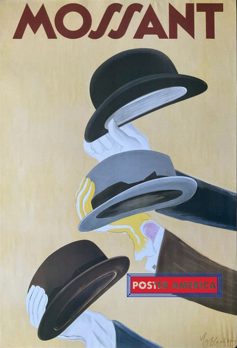 Mossant Leonetto Cappiello Hat Poster 24 X 35