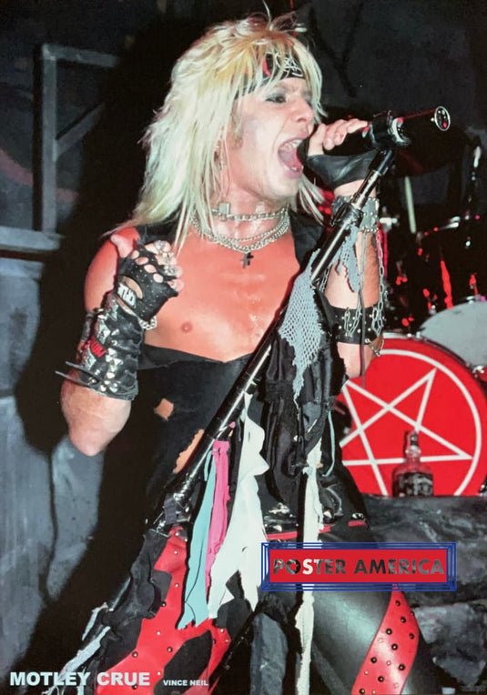 Motley Crue Vince Neil Music Poster 23.5 X 33