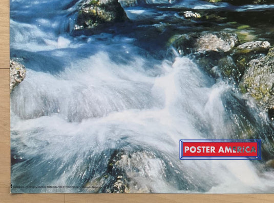 Mountain Stream Vintage 1999 Italian Import Poster 24 X 34.5