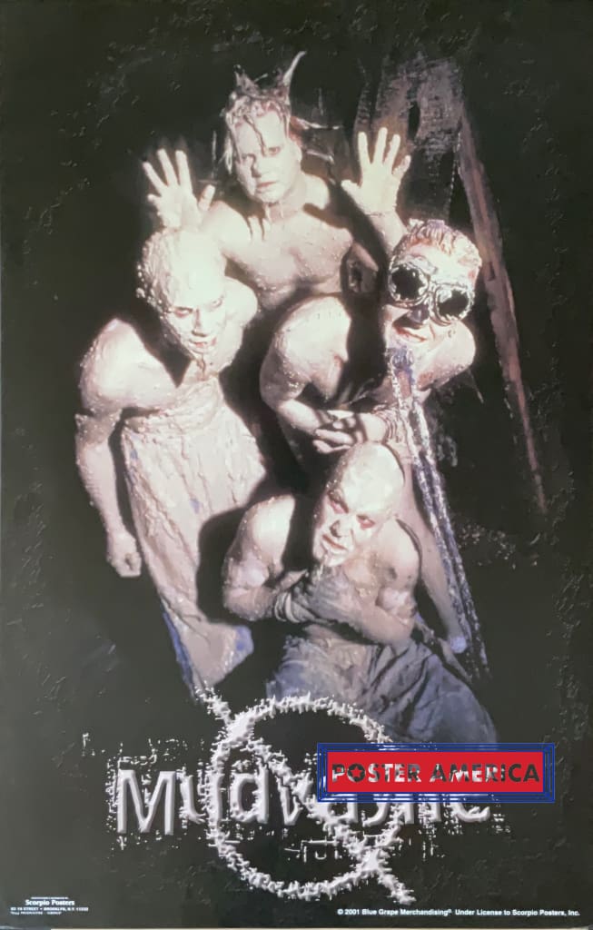 Load image into Gallery viewer, Mudvayne Heavy Metal Band Vintage 2001 Poster 22.5 X 34 Vintage Poster
