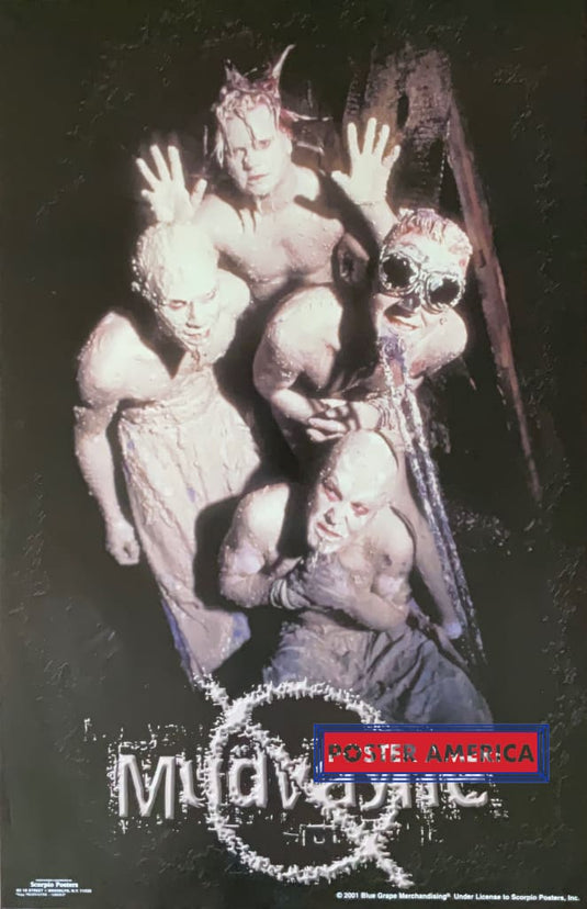 Mudvayne Heavy Metal Band Vintage 2001 Poster 22.5 X 34 Vintage Poster