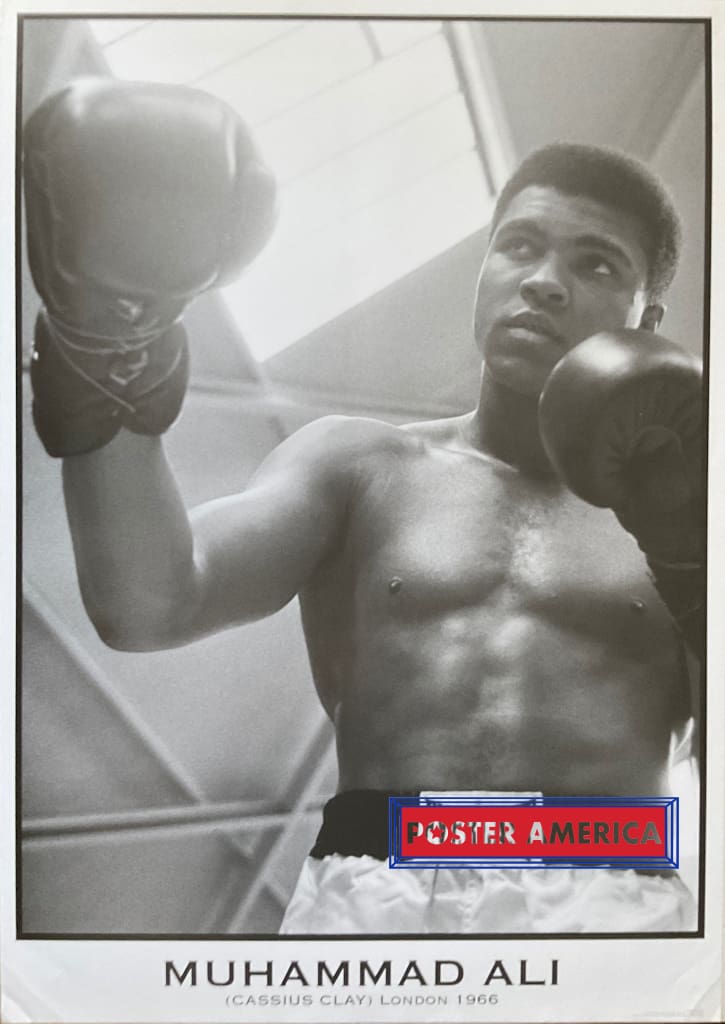 Load image into Gallery viewer, Muhammad Ali (Cassius Clay) London In 1966 Vintage Poster 23.5 X 33
