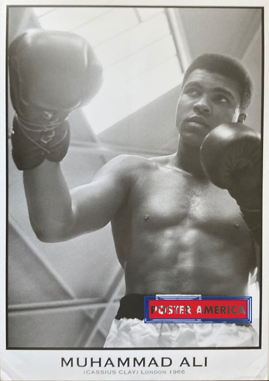 Muhammad Ali (Cassius Clay) London In 1966 Vintage Poster 23.5 X 33