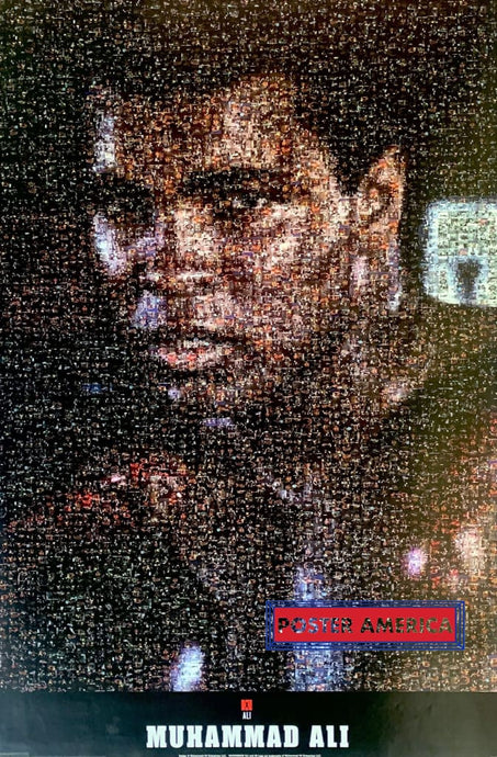 Muhammad Ali Photomosaic Boxing Poster 24 X 36
