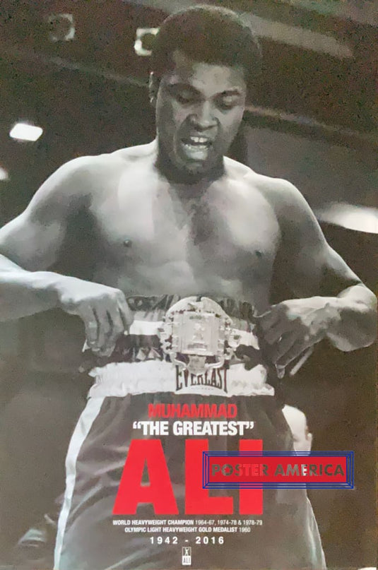 Muhammad The Greatest Ali 1942-2016 Tribute Poster 24 X 36