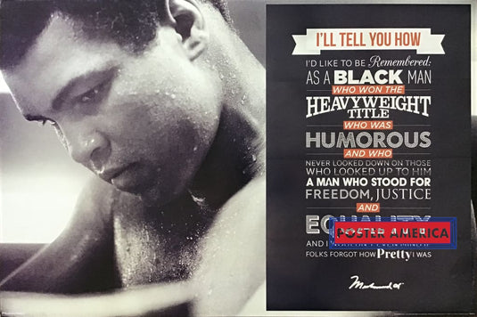 Muhammed Ali Inspirational Quote Poster 24 X 36