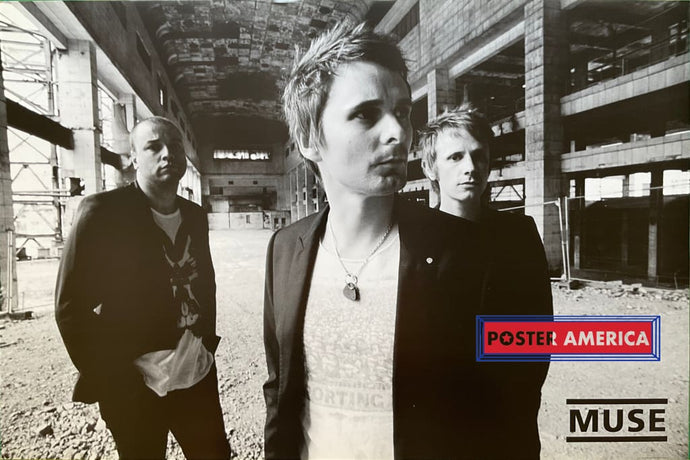 Muse Black & White Band Shot Poster 24 X 36