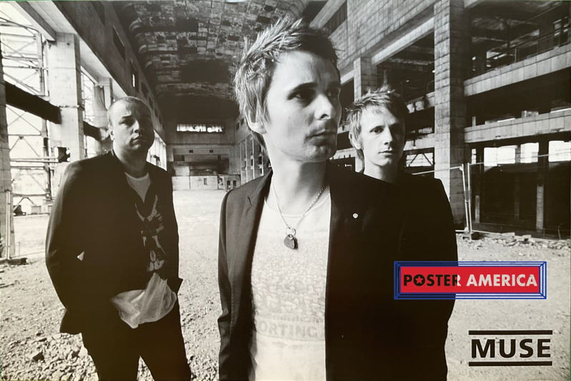 Load image into Gallery viewer, Muse Black &amp; White Band Shot Poster 24 X 36
