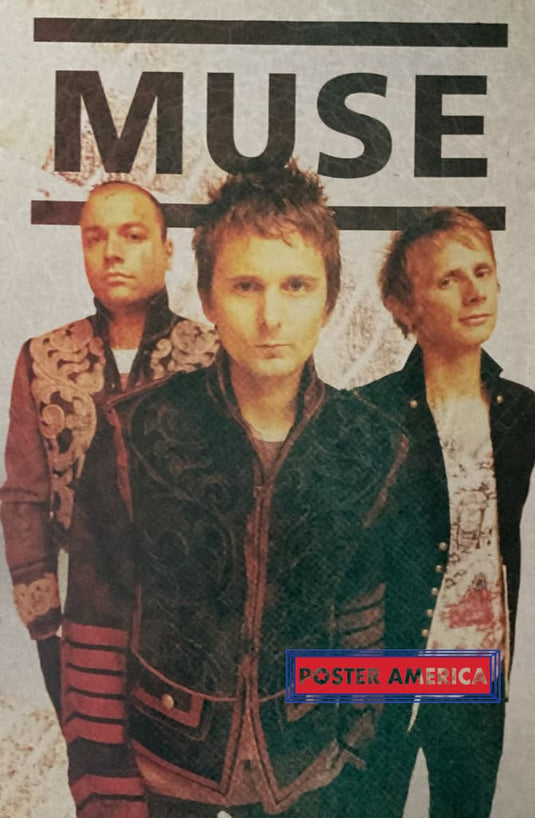 Muse Rock Band Poster 24 X 36 Matt Bellamy Chris Wolstenholme Dominic Howard