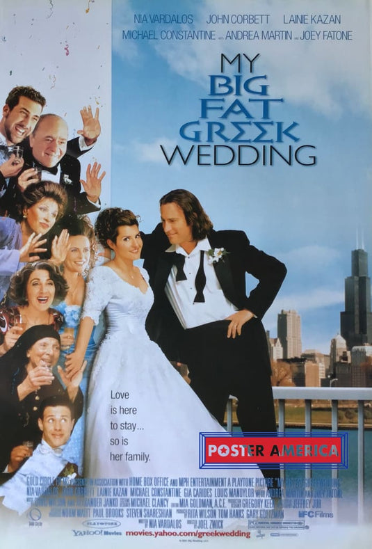 My Big Fat Greek Wedding Vintage One-Sheet Movie Poster 27 X 40 Posters Prints & Visual Artwork