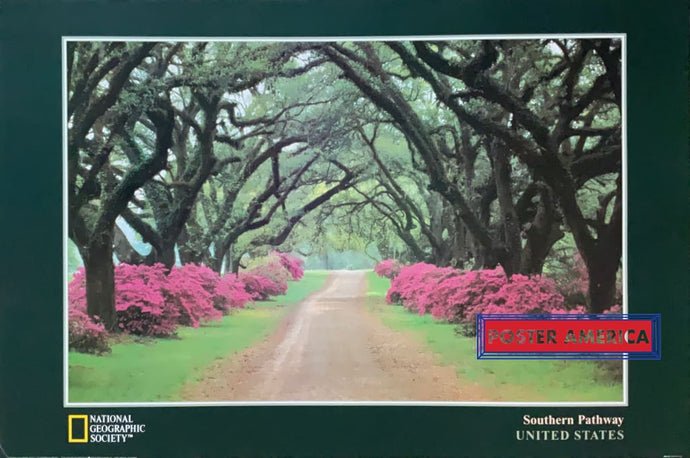 National Geographic Society Southern Pathway Us Vintage Print 24 X 36 Vintage Poster