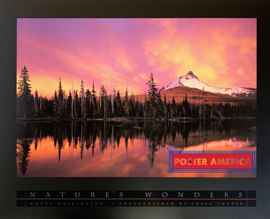 Natures Wonders Rare Craig Tuttle Mount Washington Poster 24 X 30 Vintage Poster
