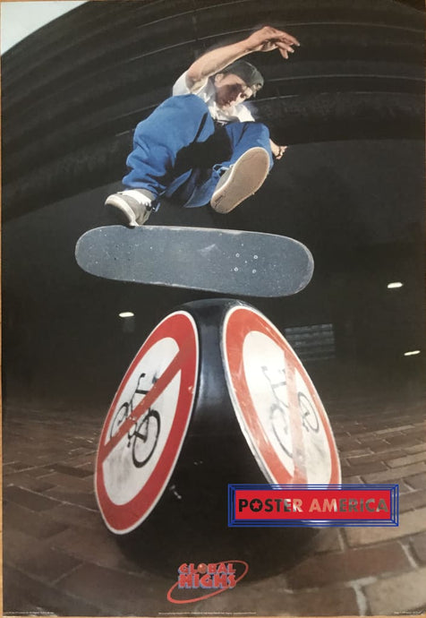 Neil Urwin Performing A Backside Nollie Flip Vintage Original 1995 23 X 34 Global Highs Poster