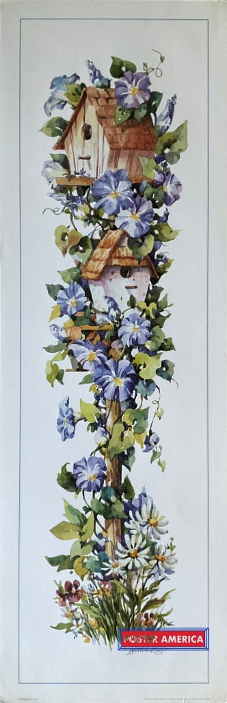 Load image into Gallery viewer, Nesting In Glory Vintage Art Slim Print 12 X 36

