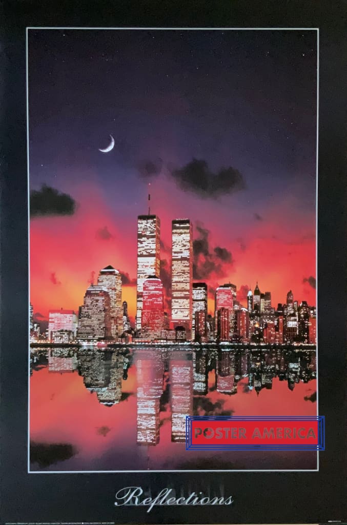 Load image into Gallery viewer, New York City Reflections Vintage 1998 Poster 24 X 36
