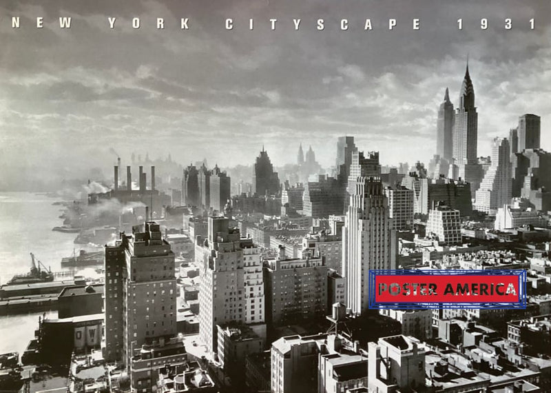 Load image into Gallery viewer, New York Cityscape 1931 Vintage 2000 Poster 24 X 36
