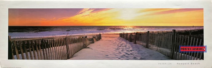 Newport Beach Rhode Island Scenic Landscape Slim Print 12 X 36