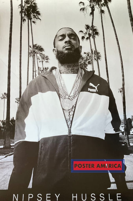 Nipsey Hussle South Central Black & White Poster 24 x 36 Poster