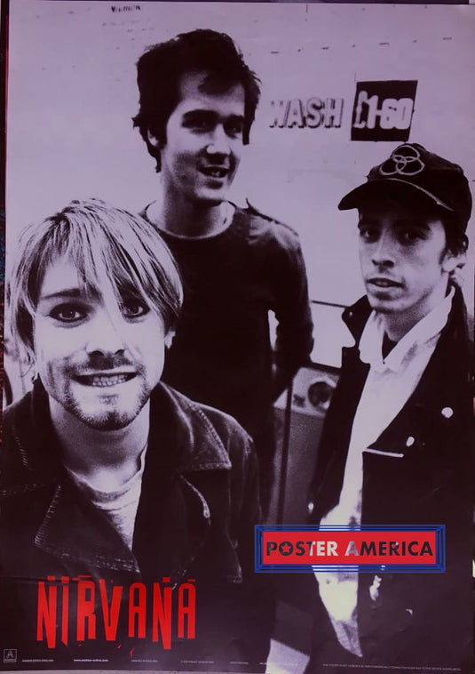 Nirvana Rare 2002 Uk Import Poster 24 X 34