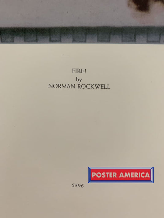 Norman Rockwell Fireman Fine Art Print 22.5 X 29 Fine Art