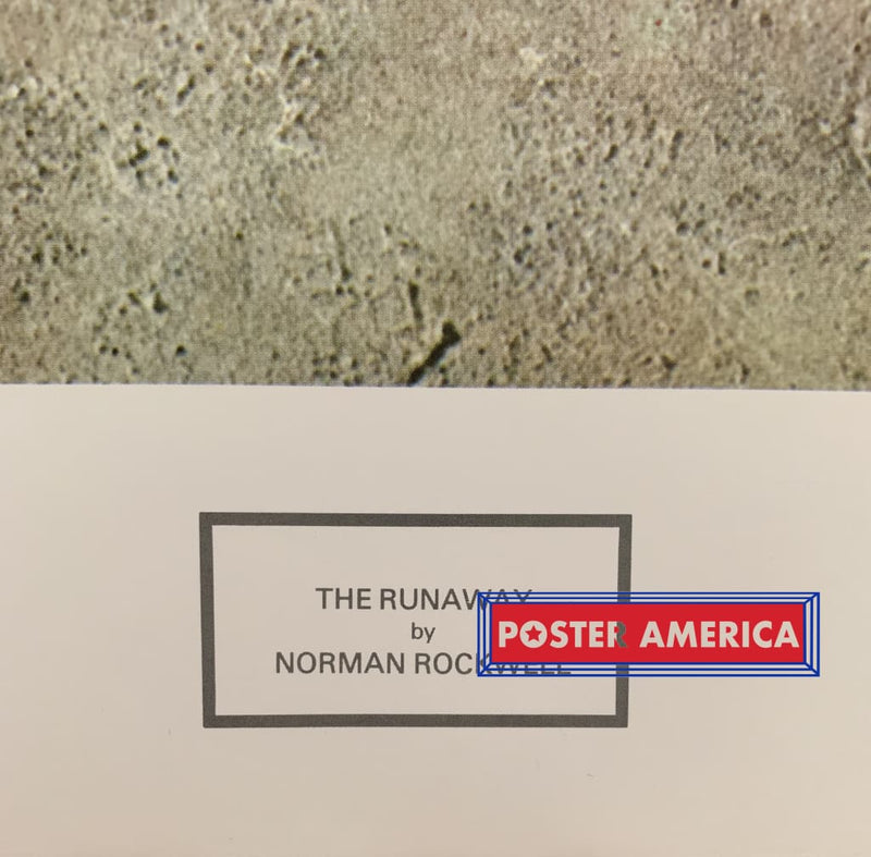Load image into Gallery viewer, Norman Rockwell The Runaway Poster 22.5 X 25.5
