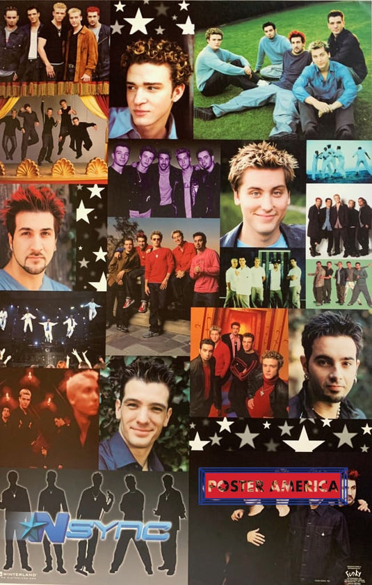 Nyscnc! Band Shot Collage 2000 Vintage Poster 22.5 X 34.5 Vintage Poster