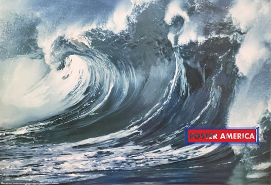 Ocean Waves Cresting Poster 24 X 35