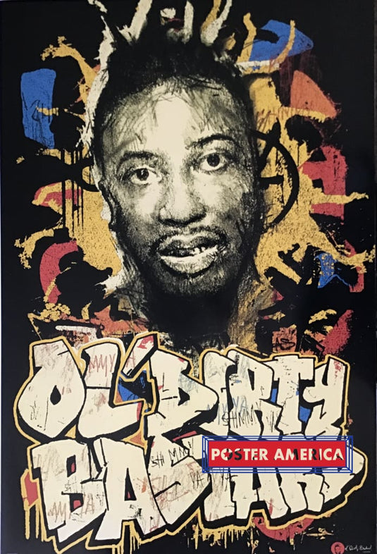 Ol Dirty Bastard American Rapper Graffiti Poster 24 X 36