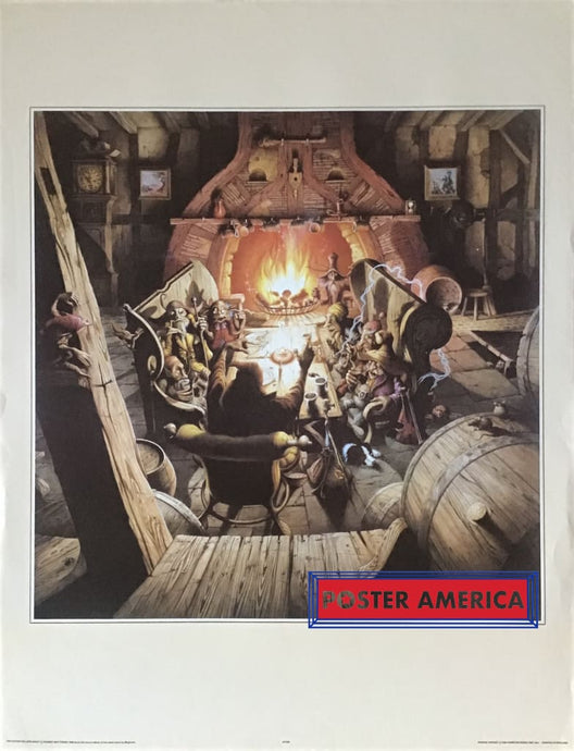 On A Storytellers Night Rodney Matthews Vintage Uk Import Poster 27 X 35