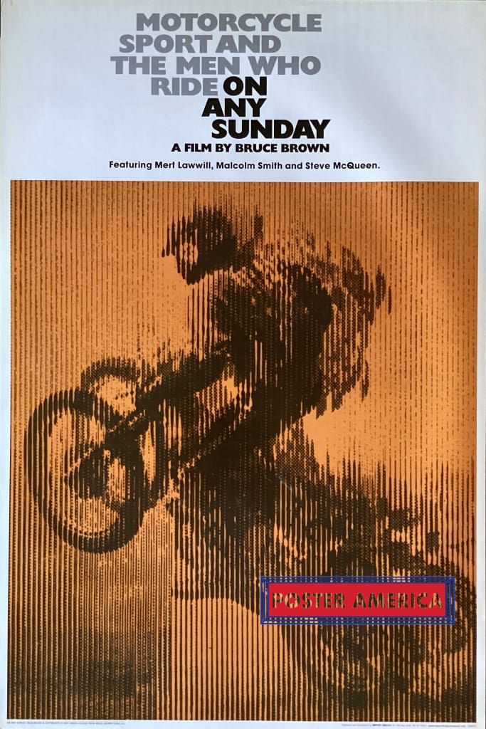 Load image into Gallery viewer, On Any Sunday Motorcycle Film By Bruce Brown Poster 24 X 36
