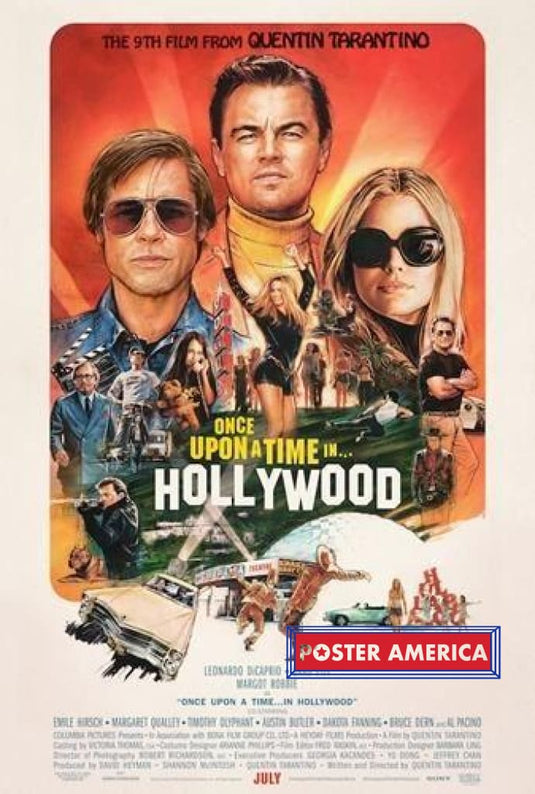 Once Upon A Time In Hollywood Movie Poster 24 X 36