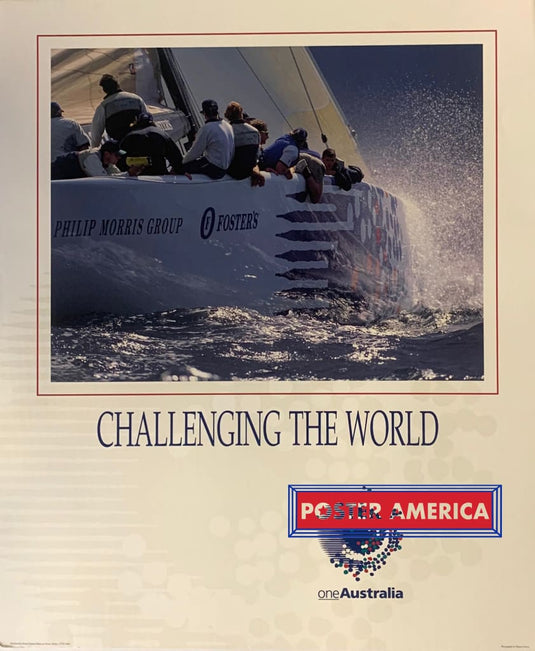 One Australia Sailing Challenging The World 1994 Vintage Poster 20 X 24 Vintage Poster