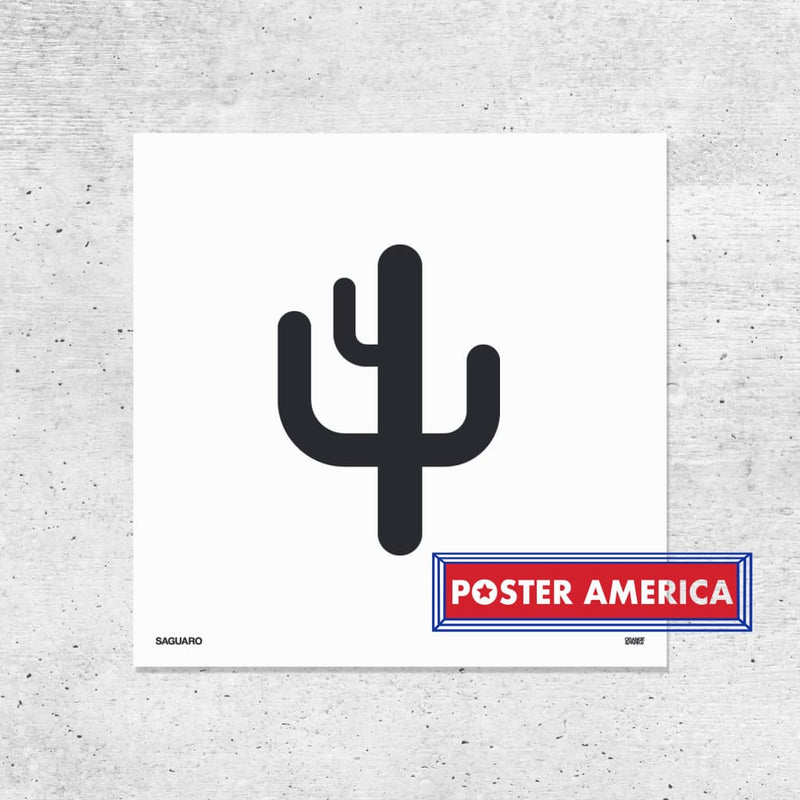 Load image into Gallery viewer, Orange &amp; Park Succulent Prints 12 X Saguaro Poster
