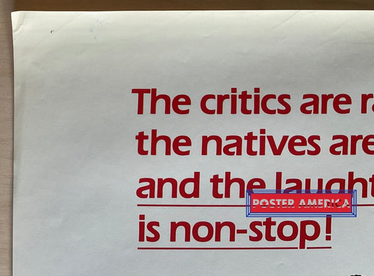 The Gods Must Be Crazy Vintage 1982 One-Sheet Movie Poster 27 X 41