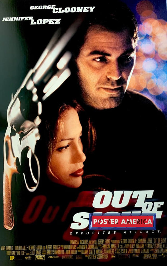 Out Of Sight Double Sided One Sheet Movie Promo Poster 27 X 40