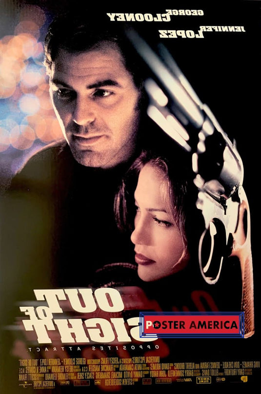Out Of Sight Double Sided One Sheet Movie Promo Poster 27 X 40