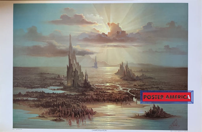 Overpopulation By John Pitre Poster 23 X 35