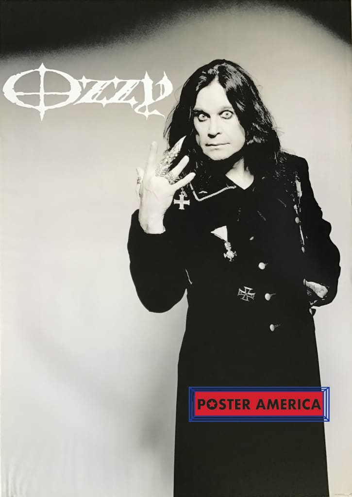 Load image into Gallery viewer, Ozzy Osbourne Black And White Music Poster 24 X 34
