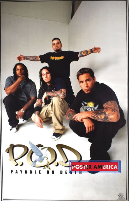 P.o.d. Payable On Death Band Shot Album Poster 22. X 34.5