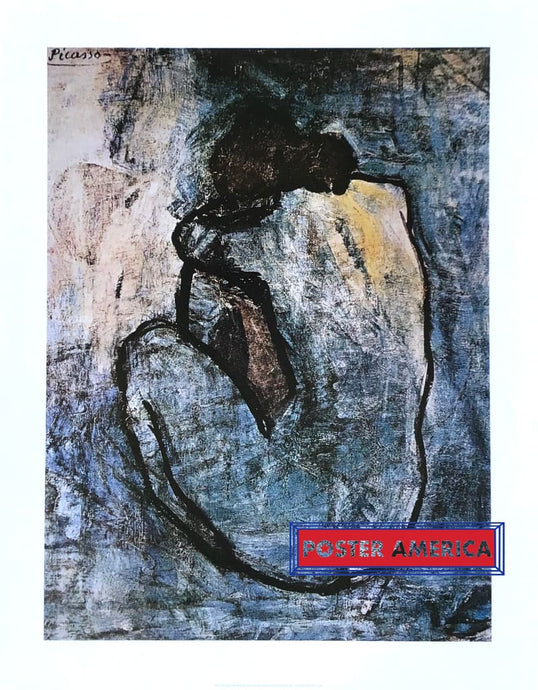 Pablo Picasso Blue Nude Art Print 22 X 28 Posters Prints & Visual Artwork