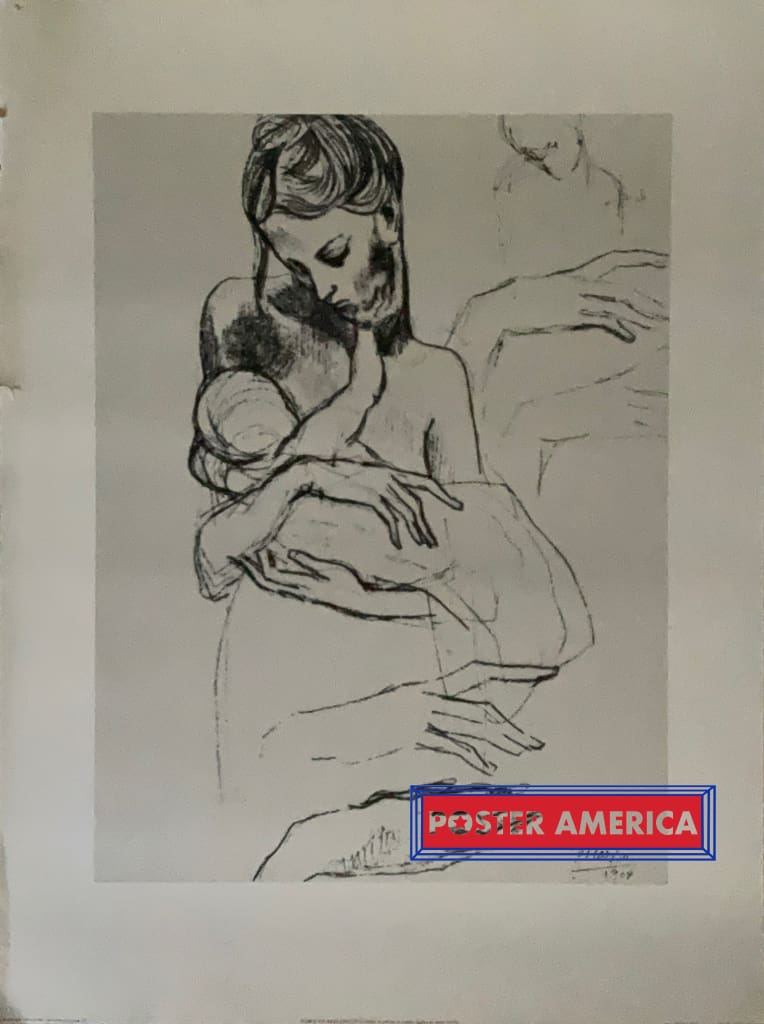 Load image into Gallery viewer, Pablo Picasso Mère Et Enfant Quatre Études De Main Droite Art Print 23.5 X 31.5 Fine
