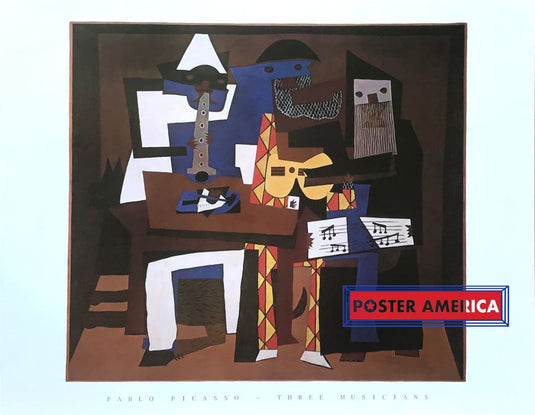 Pablo Picasso Three Musicians Art Print 22 X 28 Posters Prints & Visual Artwork