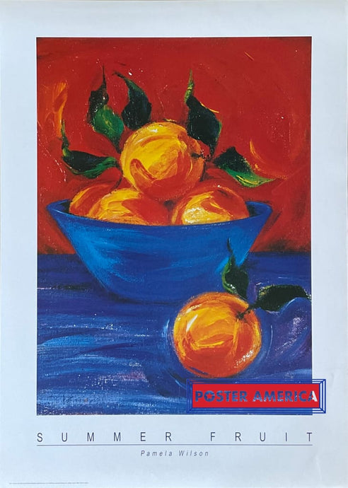 Pamela Wilson Summer Fruit Vintage 1998 Imported Art Print 20 X 28 Posters Prints & Visual Artwork
