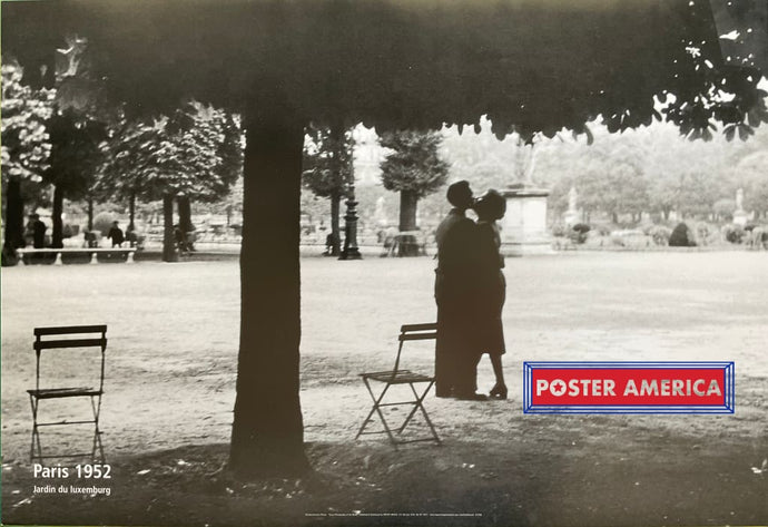 Paris 1952 Jardin Du Luxemburg Historical Photography Poster 24 X 35